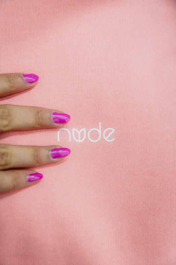 sweatshirt oversized nude pink